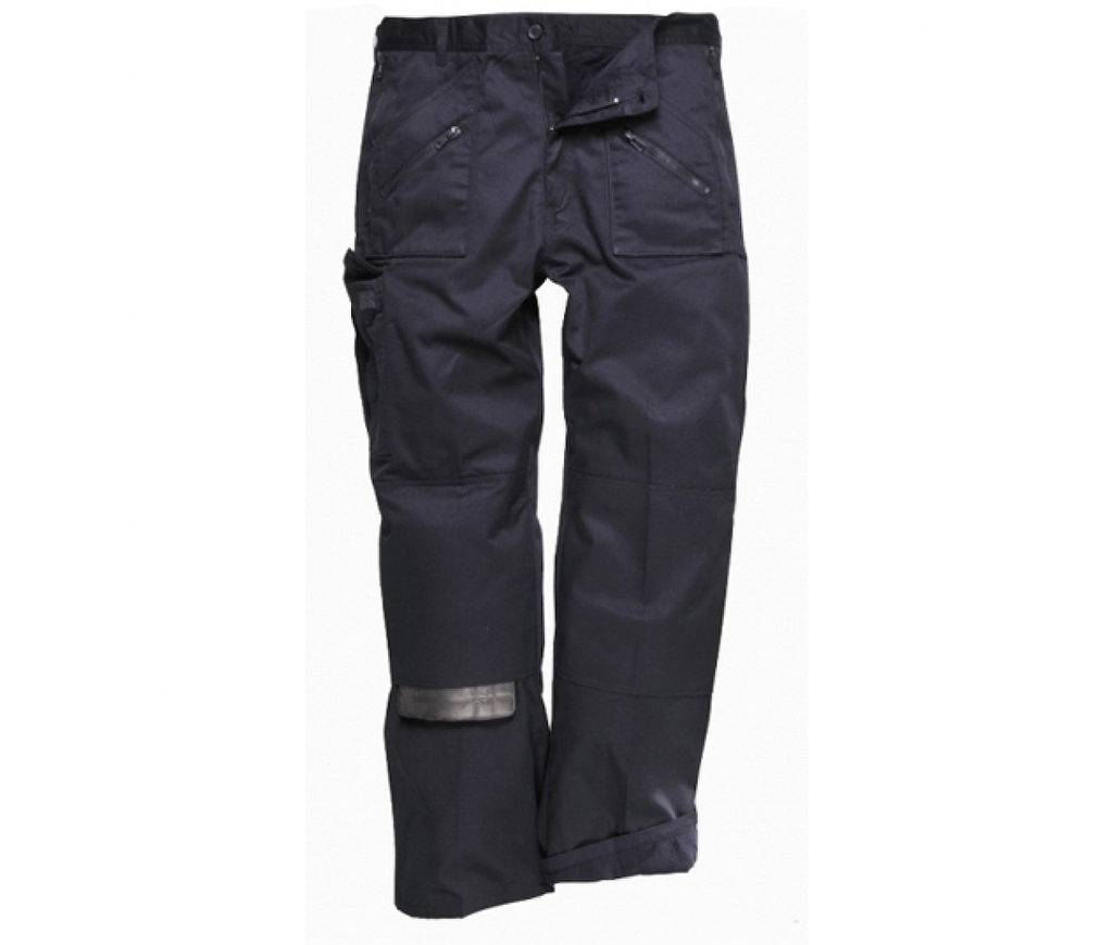 Gevoerde broek C387 zwart