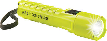 Zaklamp peli 3315 zone 0 geel