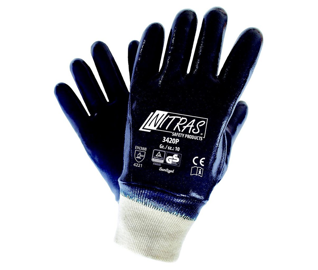 Handschoen nitras 3420P 
