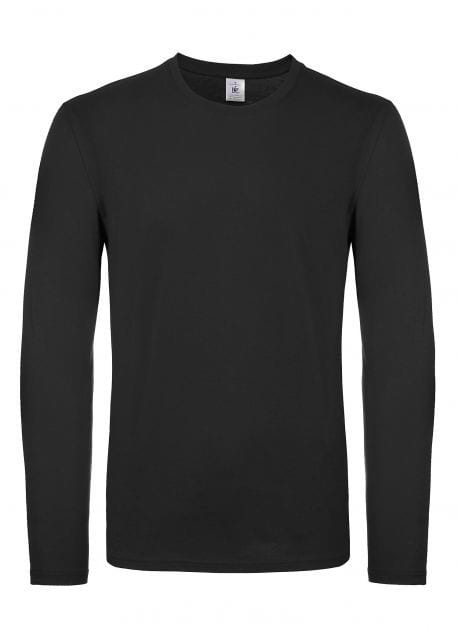 T-shirt E150 lange mouwen zwart