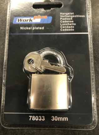 Hangslot work plus 78033