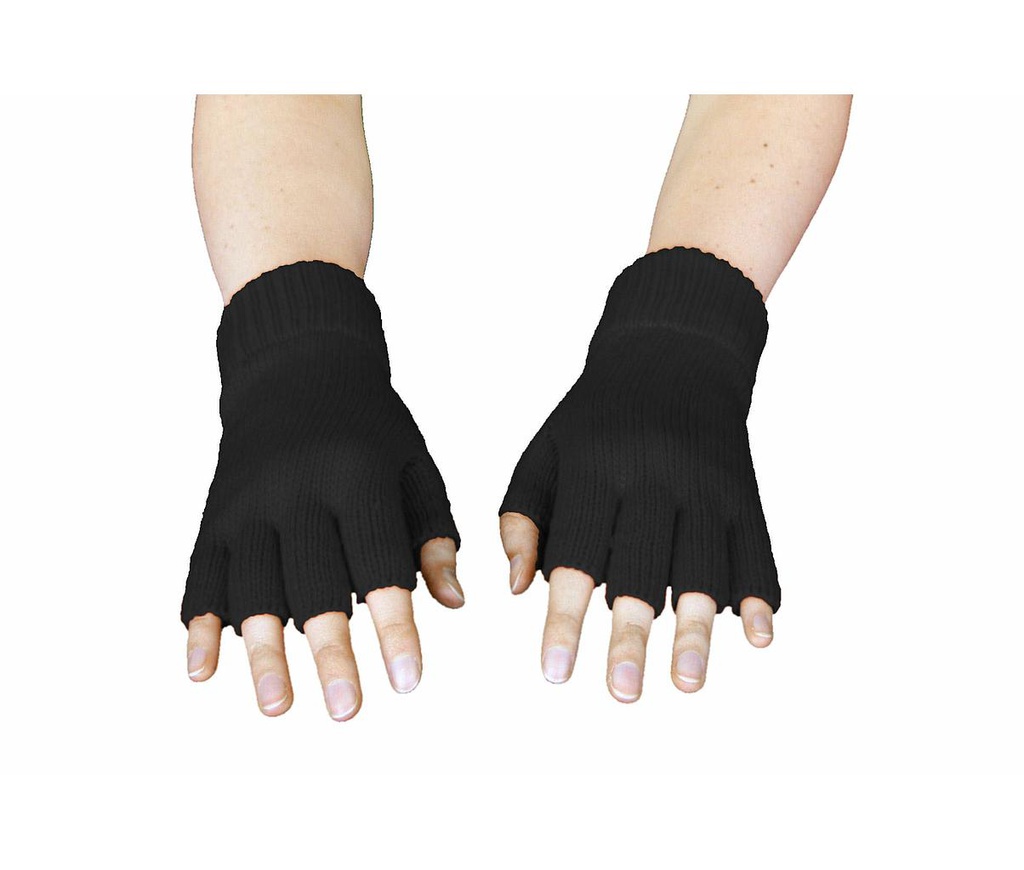 Handschoen Polsmof zonder vingers acryl blauw 1.14.371 B491