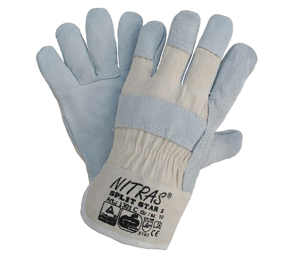 Handschoen 1301C rundssplit