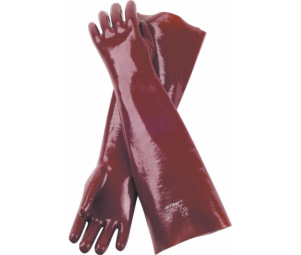 Handschoen nitras 160245 PVC 45cm