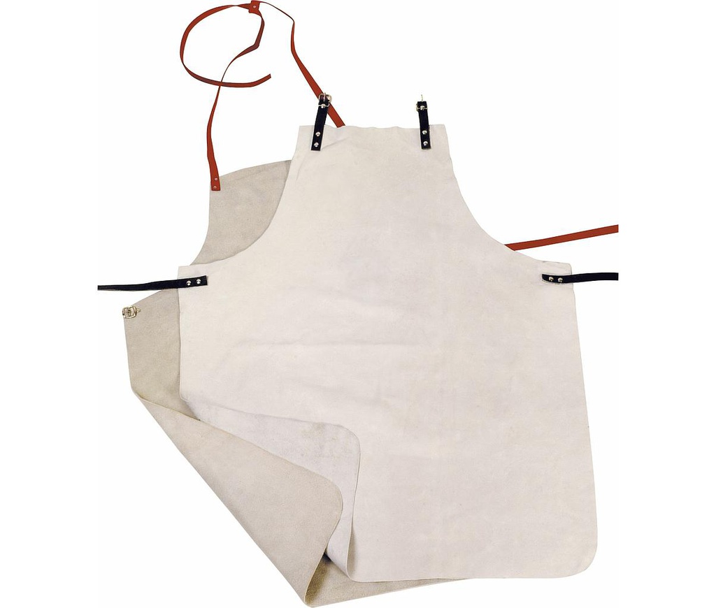 Lasschort splitleder 80x100cm 2100