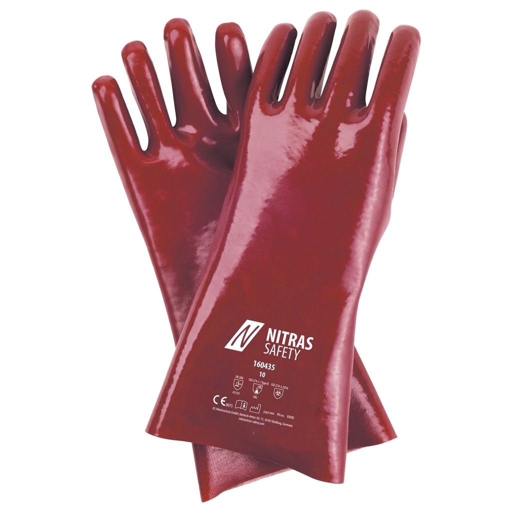 160435-10 NITRAS chemical protective gloves
