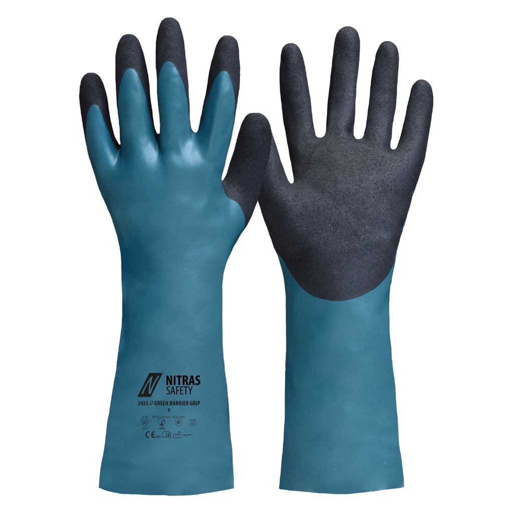 3455 NITRAS GREEN BARRIER GRIP