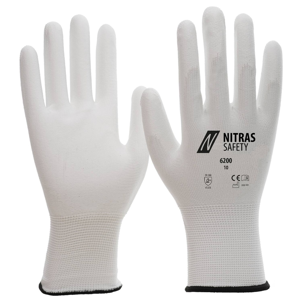 6200 NITRAS nylon gloves