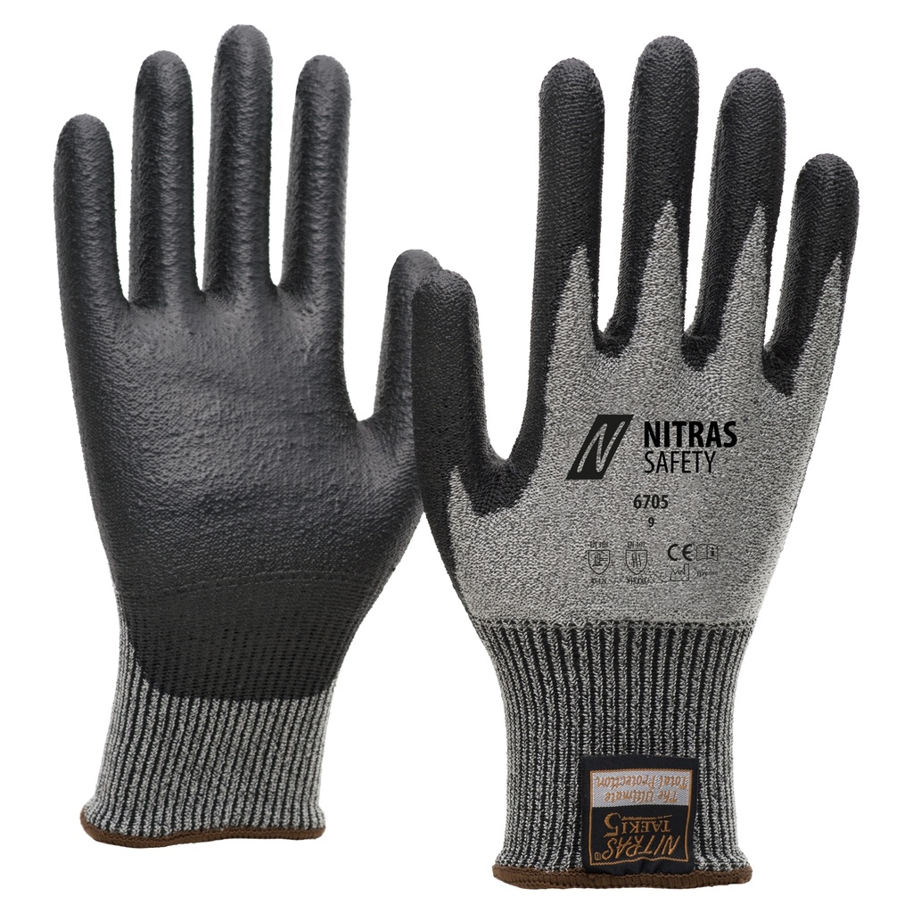 6705 NITRAS TAEKI cut protection gloves