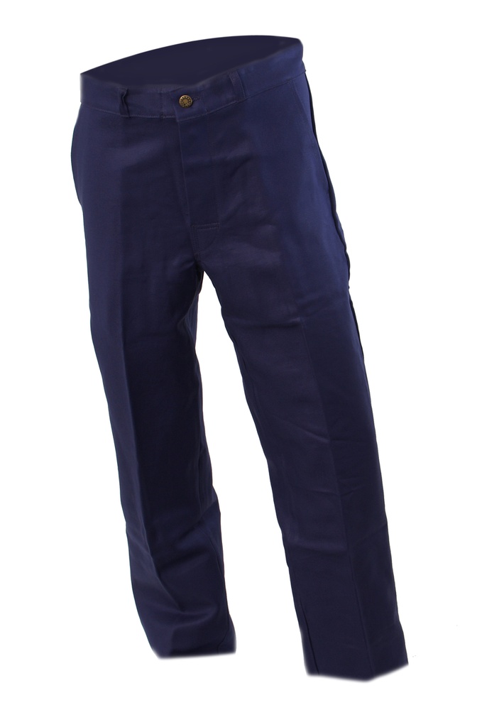 Broek Gary 100% kat navy 0220