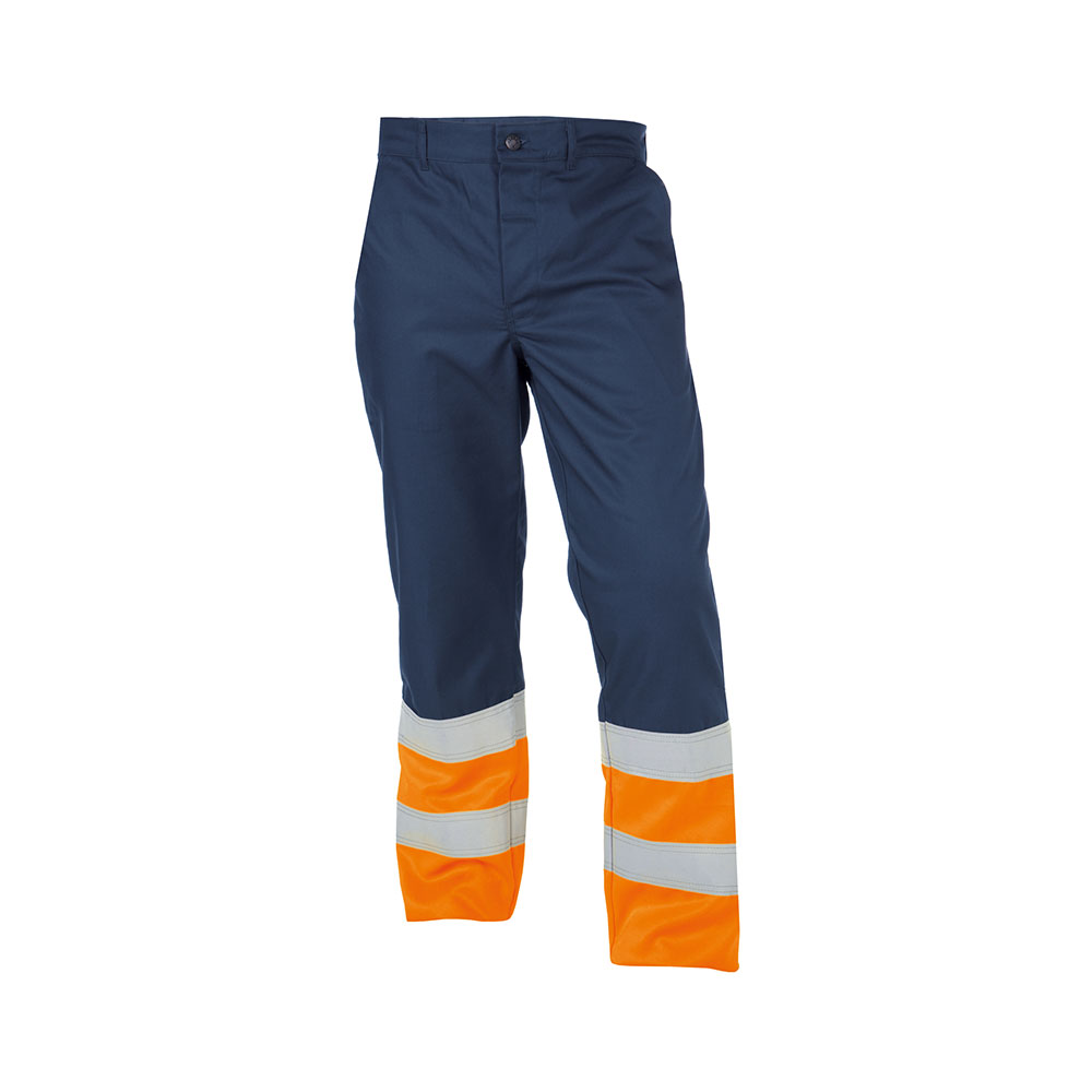 Broek p/k Fluo oranje/navy Corona
