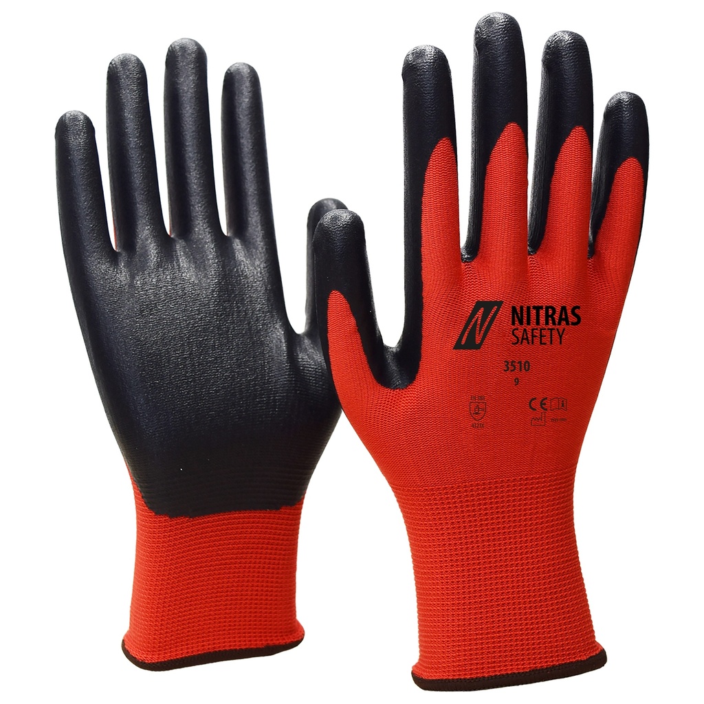 3510 NITRAS nylon gloves
