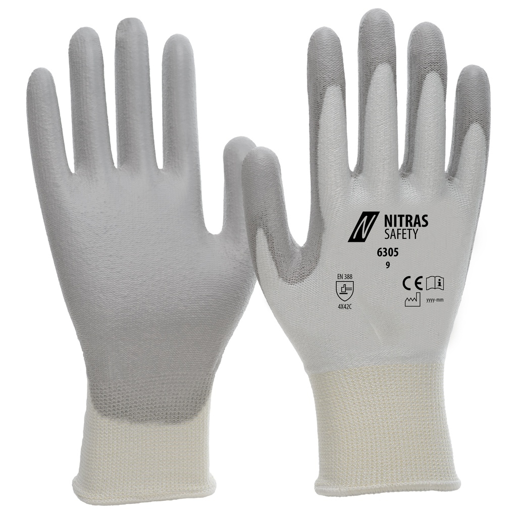 6305 NITRAS cut protection gloves