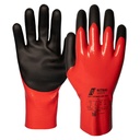 3457 NITRAS Chemikalienschutzhandschuhe rot