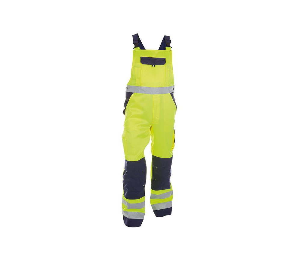 Bretelbroek Dassy Toulouse fluo geel/navy
