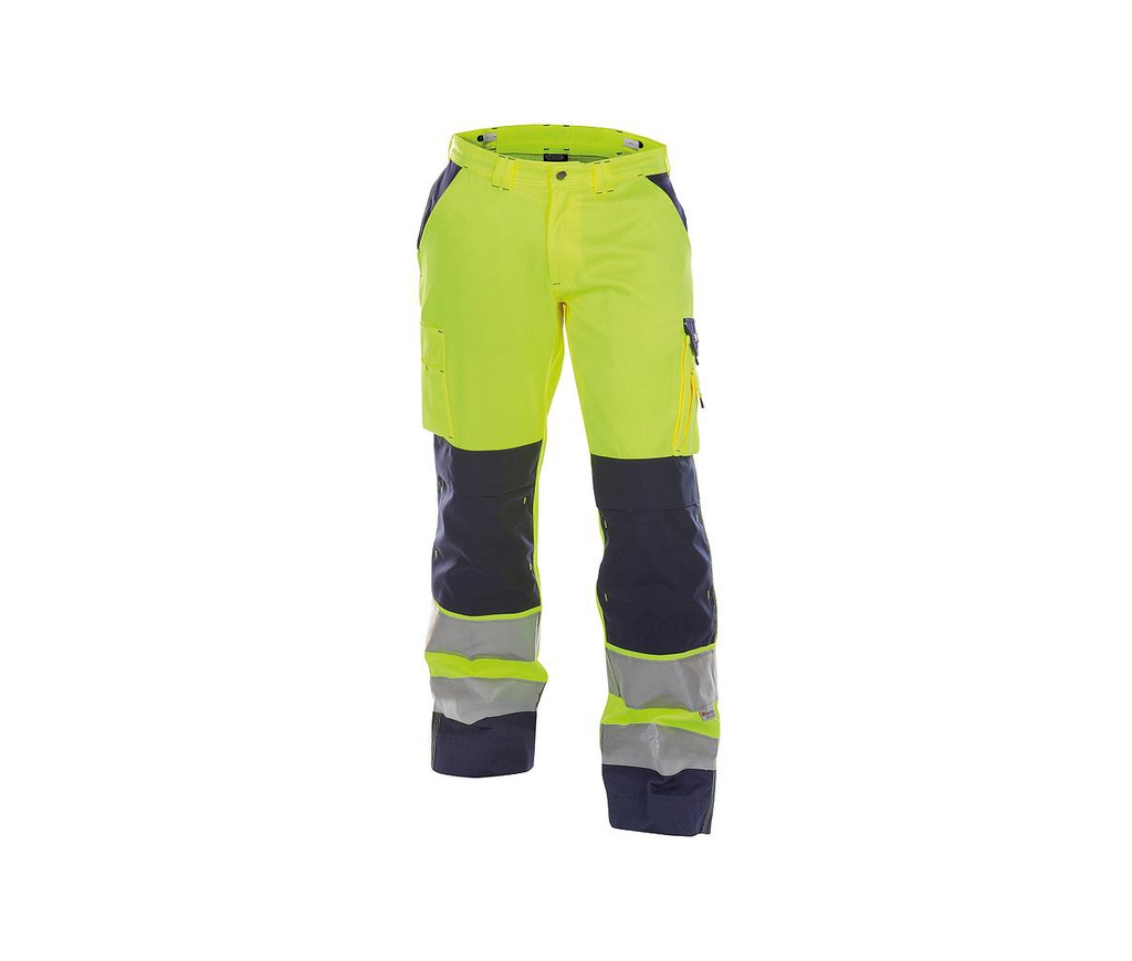 Broek Dassy Buffalo 290gr fluo geel/navy