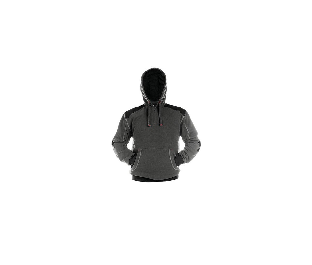 Sweater Dassy Indy hooded grijs/zwart