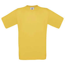 T-shirt B&C exact 150 KM used yellow