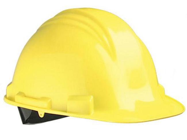 Helm A69R Geel+Draaiknop 933181