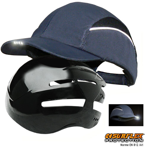 Stootpet Surflex + LED lampjes navy