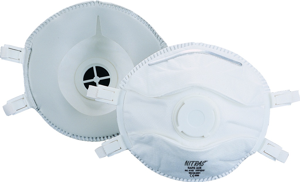 Stofmasker P3 4140 met ventiel (5st)