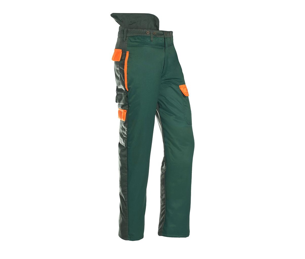 Kettingzaagbroek SIP 1SP7 type A groen/oranje