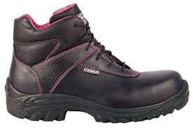 Schoen cofra evelyne S3 hoog zwart