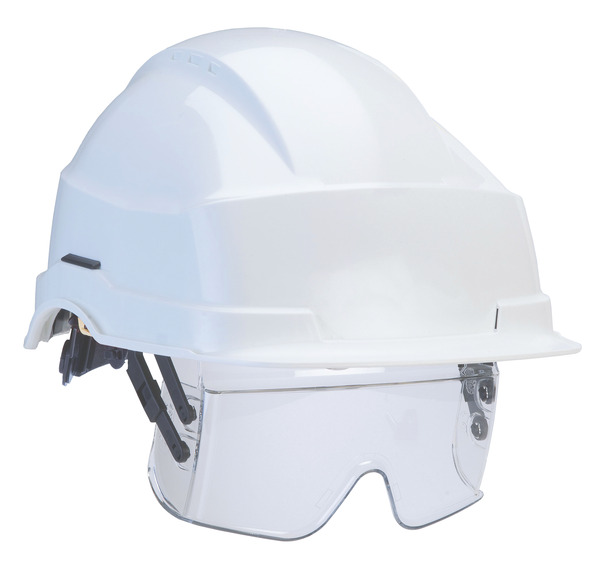 Helm Iris II wit - geventileerd