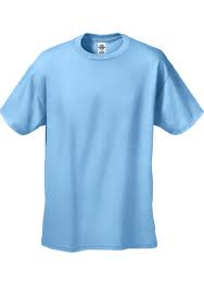 T-shirt b&c exact 150 sky blue KM 150.42