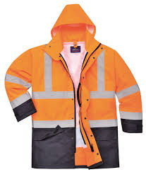Parka S768 oranje/navy 5in1