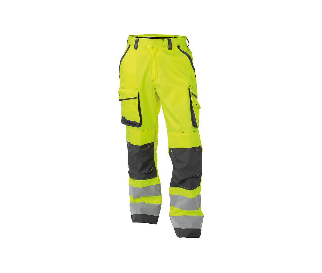 Broek dassy chicago geel/grijs