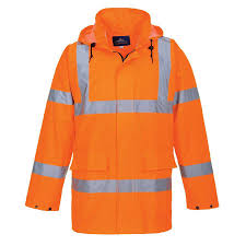 Regenjas S160 fluo oranje