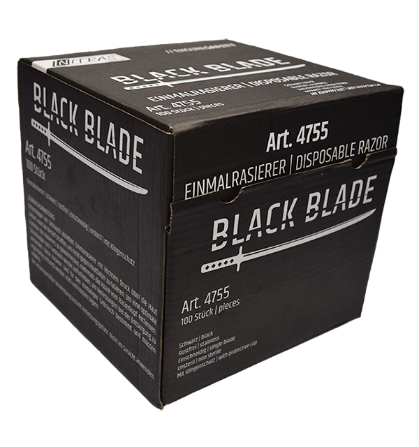 Wegwerpscheermes Nitras Black Blade 4755 (100st)