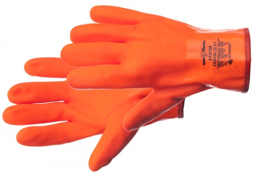 [020-00141] Handschoen Alaska pvc oranje 35cm