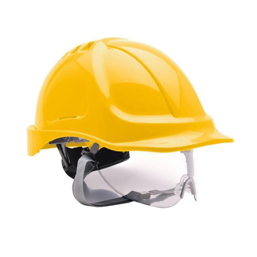 [040-00064] Helm + visier PW55 geel