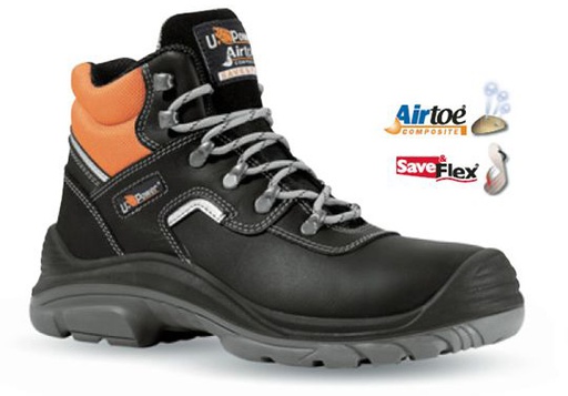 Schoen Hoog S3 u-power Ascend zwart