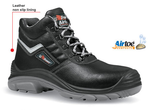 Schoen Hoog S3 u-power Pitucon zwart