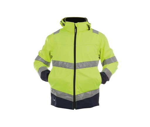Softshell Dassy Malaga geel/navy