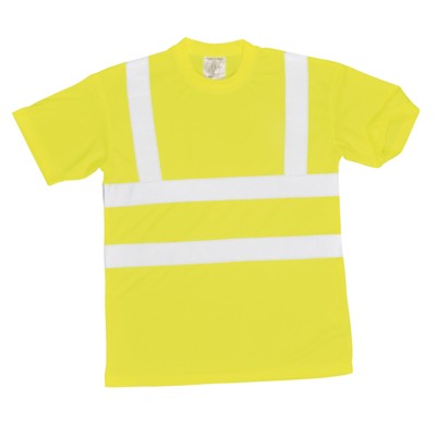 T-shirt fluo geel S478