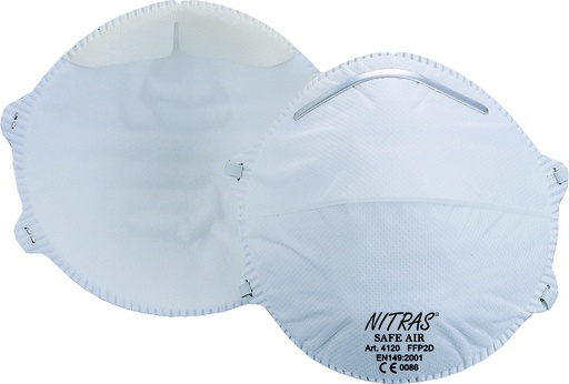 [070-00065] Stofmasker 4120 P2 zonder ventiel (20st in doosje)