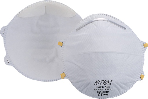 [070-00004] Stofmasker P1 4100 zonder ventiel (20st)