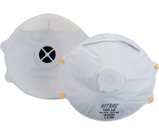 [070-00005] Stofmasker P1 4110 met ventiel (10st)