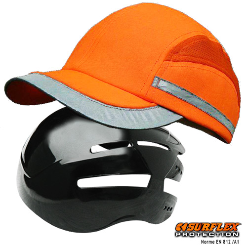 [040-00038] Stootpet/Bumpcap surflex fluo oranje