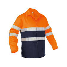 Vest p/k Fluo oranje/navy Lins