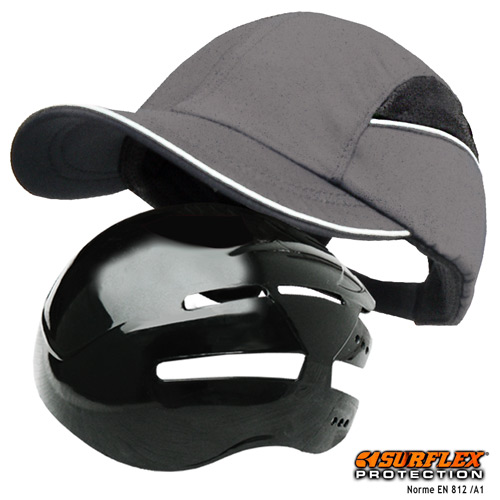 [040-00021] Stootpet/bumpcap Surflex all-seasons grijs