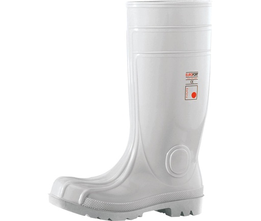 Witte Foodlaars PVC S4 5.50.060