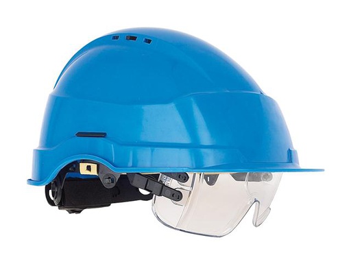 [040-00100] Helm Iris II blauw - geventileerd