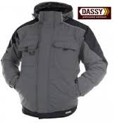 Jas Dassy Asturia grijs/zwart