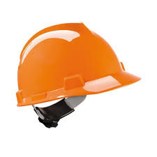 [040-00105] Helm MSA V-Gard met Fas-Trac III binnenwerk Oranje