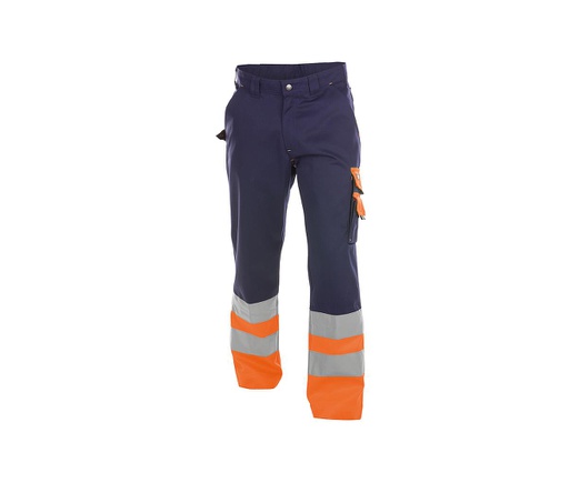 Broek Dassy Omaha 300gr navy/oranje